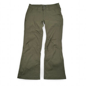 Prana Halle Pant Women’s 12 Slate Green 2-Way Stretch Articulated knees UPF 50+